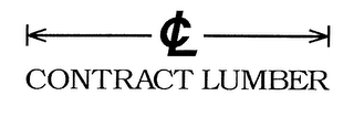 CL CONTRACT LUMBER logo