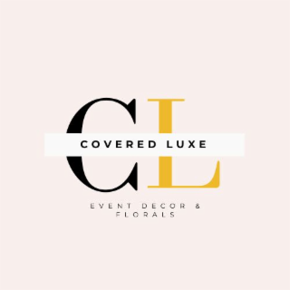 CL COVERED LUXE EVENT DECOR & FLORALS logo