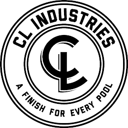 CL INDUSTRIES A FINISH FOR EVERY POOL logo