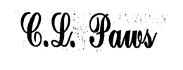 C.L. PAWS logo