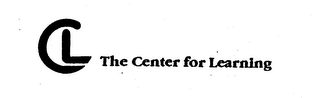 CL THE CENTER FOR LEARNING logo