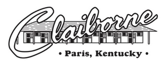 CLAIBORNE · PARIS, KENTUCKY · logo