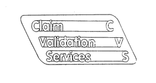 CLAIM VALIDATION SERVICES CVS logo