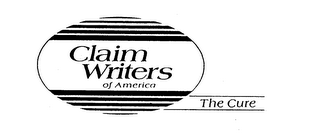 CLAIM WRITERS OF AMERICA THE CURE logo