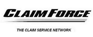 CLAIMFORCE THE CLAIM SERVICE NETWORK logo