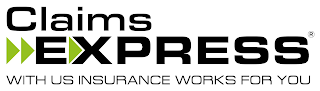 CLAIMS EXPRESS WITH US INSURANCE WORKS FOR YOU logo