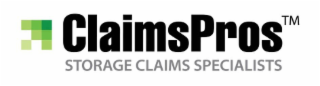 CLAIMSPROS STORAGE CLAIMS SPECIALISTS logo