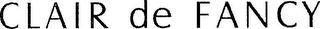 CLAIR DE FANCY logo