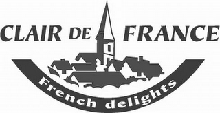 CLAIR DE FRANCE FRENCH DELIGHTS logo