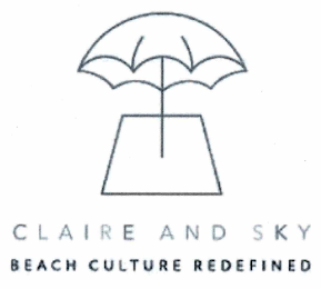 CLAIRE AND SKY BEACH CULTURE REDEFINED logo