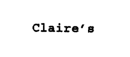 CLAIRE'S logo