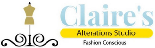 CLAIRE'S ALTERATIONS STUDIO FASHION CONSCIOUS logo