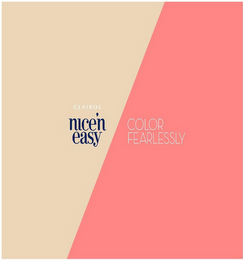 CLAIROL NICE 'N EASY COLOR FEARLESSLY logo