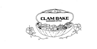 CLAM BAKE HAWAIIAN STYLE logo