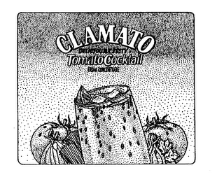 CLAMATO DELICIOUSLY ZESTY TOMATO COCKTAIL FROM CONCENTRATE logo