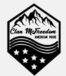 CLAN MCFREEDOM AMERICAN PRIDE logo