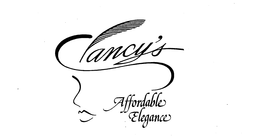 CLANCY'S AFFORDABLE ELEGANCE logo