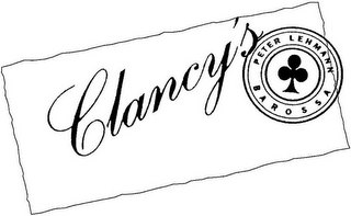 CLANCY'S PETER LEHMANN BAROSSA logo