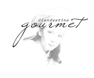 CLANDESTINE GOURMET logo
