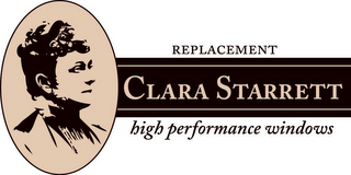 CLARA STARRETT REPLACEMENT HIGH PERFORMANCE WINDOWS logo