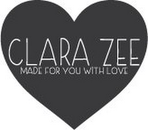 CLARA ZEE MADE FOR YOU WITH LOVE logo