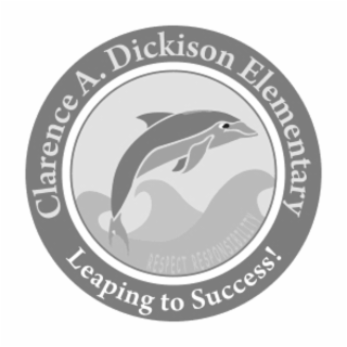 CLARENCE A. DICKISON ELEMENTARY LEAPING TO SUCCESS! RESPECT RESPONSIBILITY logo