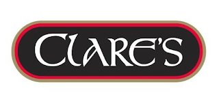 CLARE'S logo