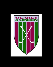CLARET & GREEN logo