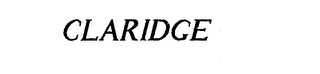 CLARIDGE logo