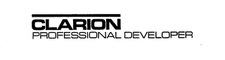 CLARION PROFESSIONAL DEVELOPER logo