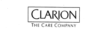CLARION THE CARE COMPANY logo