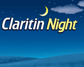 CLARITIN NIGHT logo