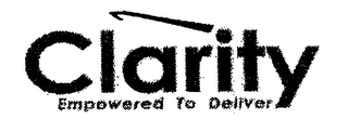 CLARITY EMPOWERED TO DELIVER logo