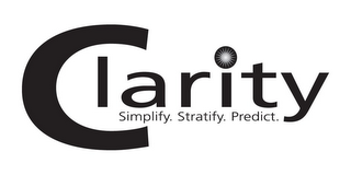 CLARITY SIMPLIFY. STRATIFY. PREDICT. logo