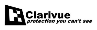 CLARIVUE PROTECTION YOU CAN'T SEE logo