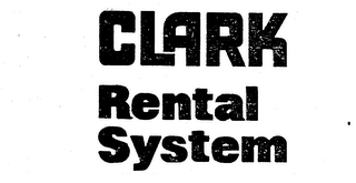 CLARK RENTAL SYSTEM logo