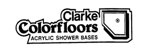 CLARKE COLORFLOORS ACRYLIC SHOWER BASES logo