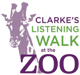 CLARKE'S LISTENING WALK AT THE ZOO logo