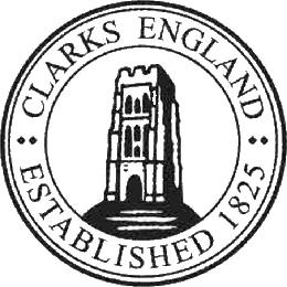 CLARKS ENGLAND ESTABLISHED 1825 logo