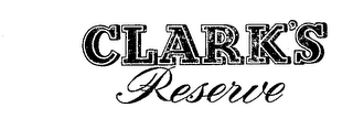 CLARK'S RESERVE logo