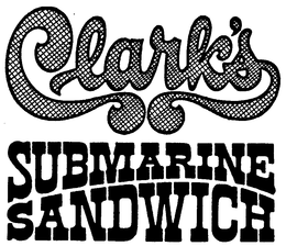 CLARK'S SUBMARINE SANDWICH logo