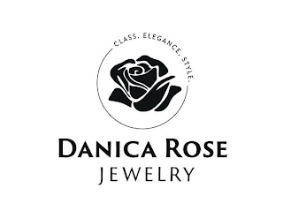 CLASS. ELEGANCE. STYLE. DANICA ROSE JEWELRY logo