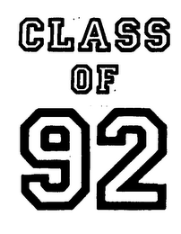 CLASS OF 92 logo