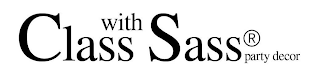 CLASS WITH SASS PARTY DECOR logo
