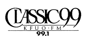 CLASSIC 99 KFUO FM 99.1 logo