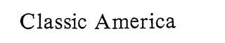 CLASSIC AMERICA logo