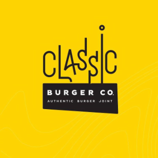 CLASSIC BURGER CO. AUTHENTIC BURGER JOINT logo