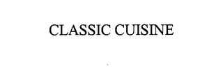 CLASSIC CUISINE logo