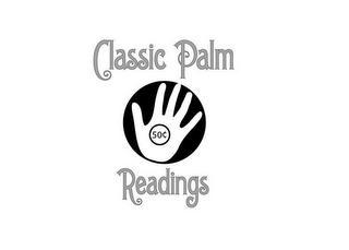 CLASSIC PALM READINGS 50¢ logo