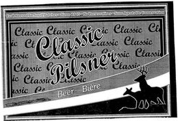 CLASSIC PILSNER BEER BIÈRE CRAFT BREWED IN SMALL BATCHES · SINCE 1845 · NO PRESERVATIVES · SANS AGENTS DE CONSERVATION logo
